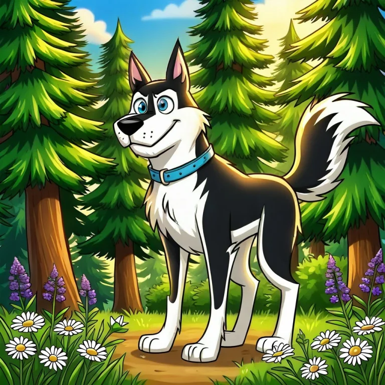 Ai-generated, Blue Eyes, No Humans, Outdoors, Tree, Flower,...