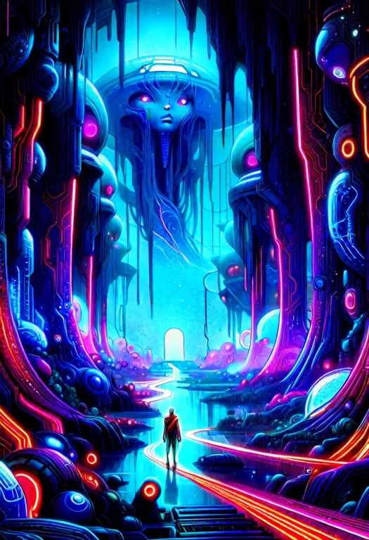 Create A Sci-fi Comic With Clean Lines And Imaginative World...