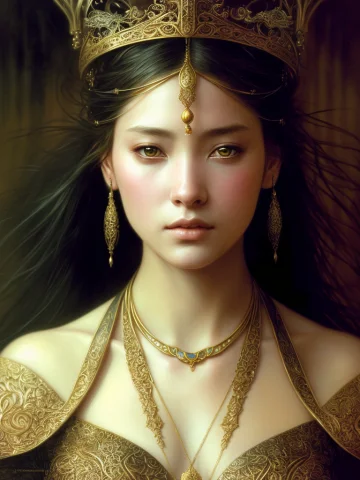 A Mysterious And Ultra Detailed Portrait Of A Female, Fantas... — Stable Diffusion AI Prompt: A mysterious and ultra detailed portrait of a female, fantasy, highly detailed,...