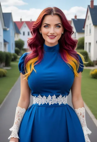 1girl, Mature Female, Solo2, Realistic Face2, Natural Face,... — SDXL AI Prompt: 1girl, mature female, (solo:2), (realistic face:2), (natural face), (anatomicall...