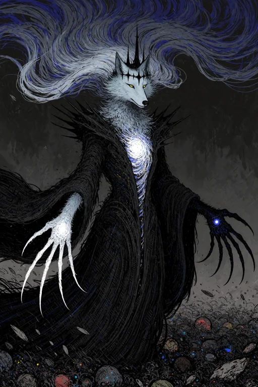 An Anthropomorphic Wolf Sorceress Whose Heart Has Collapsed...