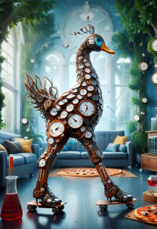 Clockstyle, Pizza2, Rolling Skates2, Duck2, Anatomically Cor...