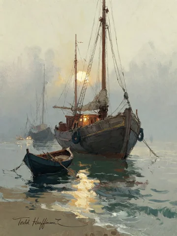 Bradhamel Art Style. A Misty, Atmospheric Coastal Scene Rend... — Stable Diffusion AI Prompt: Bradhamel art style. A misty, atmospheric coastal scene rendered in impressionis...