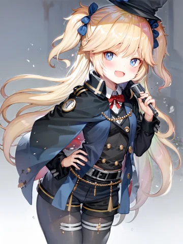 Masterpiece, Best Quality, 1girl, Loraexh2-0000020.8, Lorasu... — Stable Diffusion AI Prompt: masterpiece, best quality, 1girl, , , supershortyuniform, standing, hand on hips...