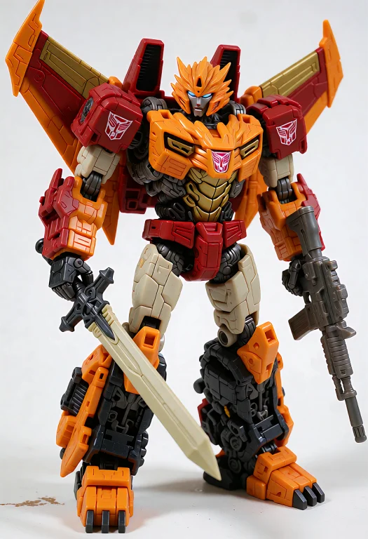 This Is A Transformers Action Figure, A Humanoid Robot With...