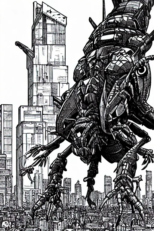 Pboldrifrpgstyle0.6 A City, Robot Insect Monster