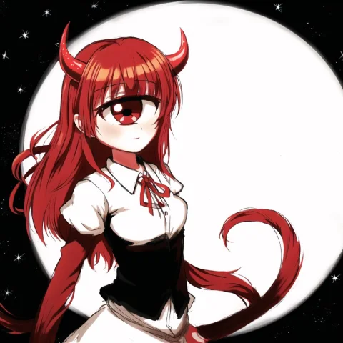 Loracyclopsretrohamavasjunrifl-08-02--rifl-09-011, Cyclop, M... — Stable Diffusion AI Prompt: , cyclop, magic, magic circle, red hair, redhead, ribbon, staff, starlight break...