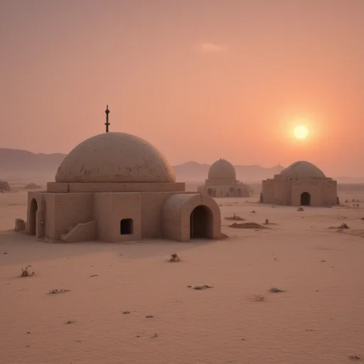 Star Wars, Desert, No Humans, Scenery, Science Fiction, Buil...
