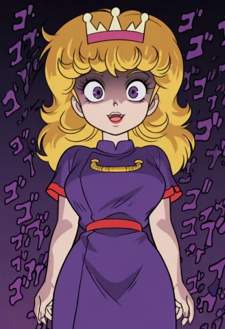 Marianna, Blonde Girl, Purple Eyes, Cute, Horror Anime, Thic... — Stable Diffusion AI Prompt: marianna, blonde girl, purple eyes, cute, horror anime, thick outlines, sharp co...