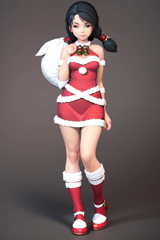Masterpiece, Best Quality, Loratfmtalim0.6, 1girl, Santa Cos...