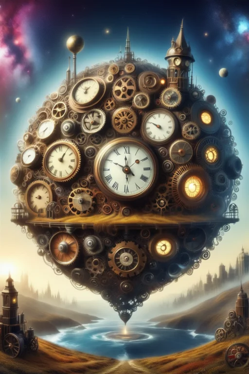 A Surreal Steampunk Masterpiece, A Tiny Planet Built Entirel...