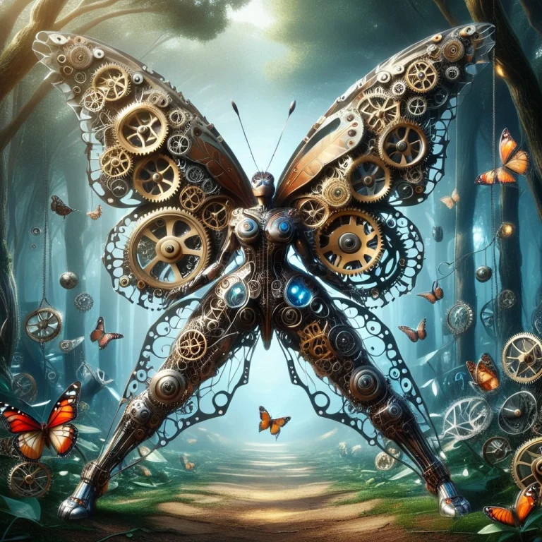 Metal Gears, An Animal, Butterfly, Butterfly Shaped1.5,outdo...