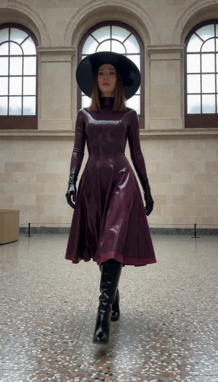 Yall, A Full-body Shot From A Low Angle Shows A Young Woman...