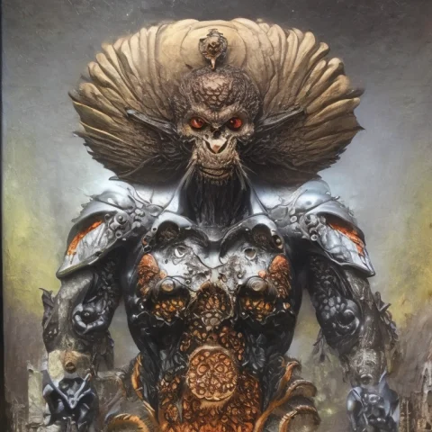 Pongoabelii2 Plagueknight1 Seventhhell1.3, Beautifully Reali... — Stable Diffusion AI Prompt: (PongoAbelii:2) (PlagueKnight:1) (SeventhHell:1.3), Beautifully realistic, hyper...