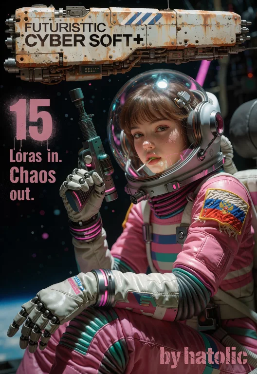 Magazine Cover, Digital Illustration, Sci-fi Space Aesthetic...