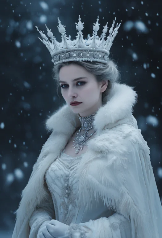 Divinitys Creature A Queen Of Snow, Like A Cruel Portrait On...