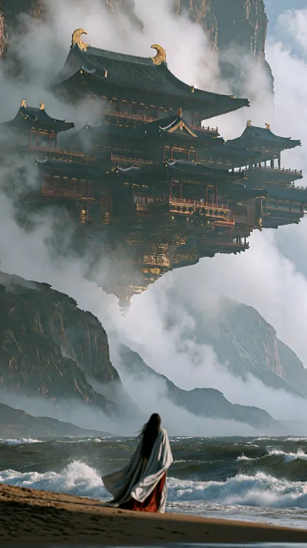 Cinematic Ultra-wide Shot With Extreme Environmental Scale,...