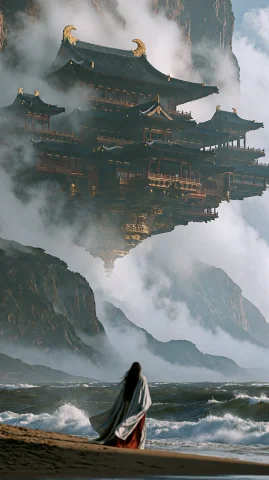 Cinematic Ultra-wide Shot With Extreme Environmental Scale,... — Stable Diffusion AI Prompt: Cinematic ultra-wide shot with extreme environmental scale, distant perspective...