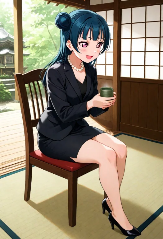 Masterpiece, 1girl, Love Live Sunshine Tsushima Yoshiko, Bla...