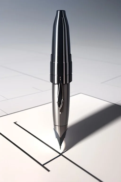 A Fountain Pen Resting On An Unfinished Letter, Cinema 4d Re...