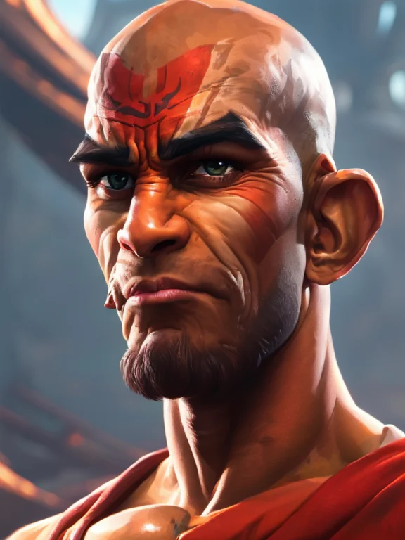 A Professional Portrait Photograph Of Dhalsim From Street Fi...