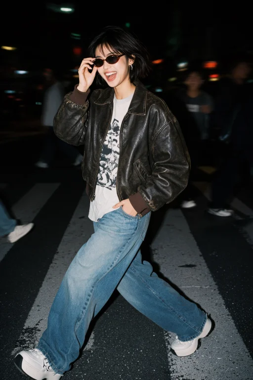 A Raw, Candid 1990s Tokyo Street Documentary Snapshot Captur...