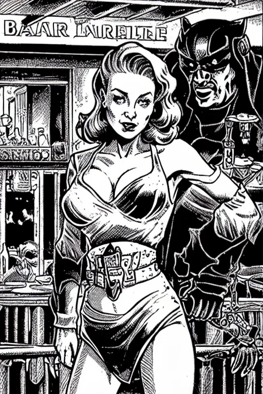 Pboldrifrpgstyle Wan, Woman In A Dark Bar