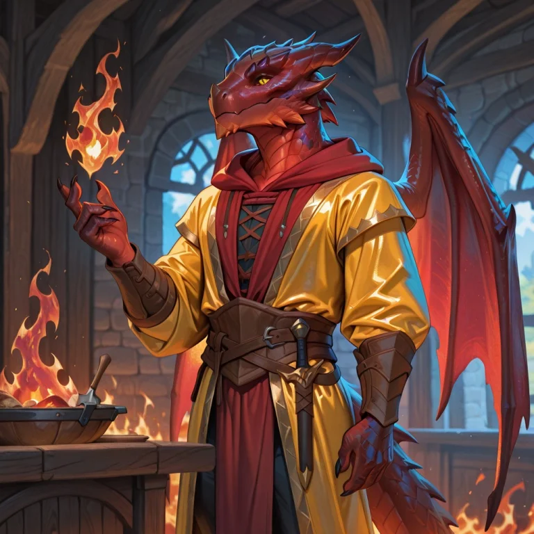 Masterpiece, Best Quality, Realistic 4k Detail. Dragonborn....