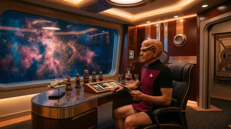 Inserisci Il Ferengi Dellimmagine 1 Seduto Alla Scrivania De...