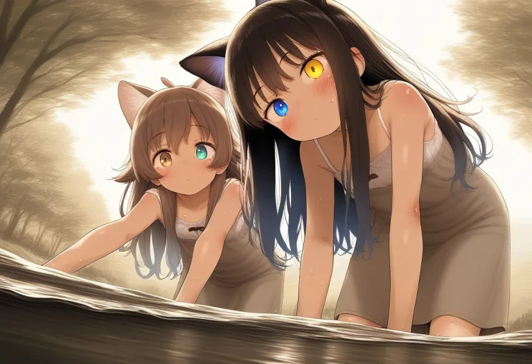 Masterpiece, Best Quality, Amazing Quality, 2girls, Shoulder...