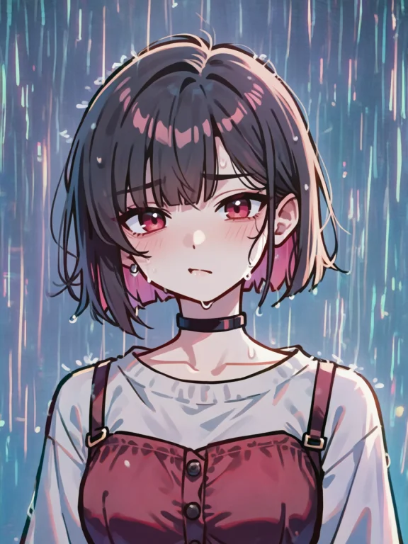 Masterpiece, Best Quality, Rain, Sad, 99girl