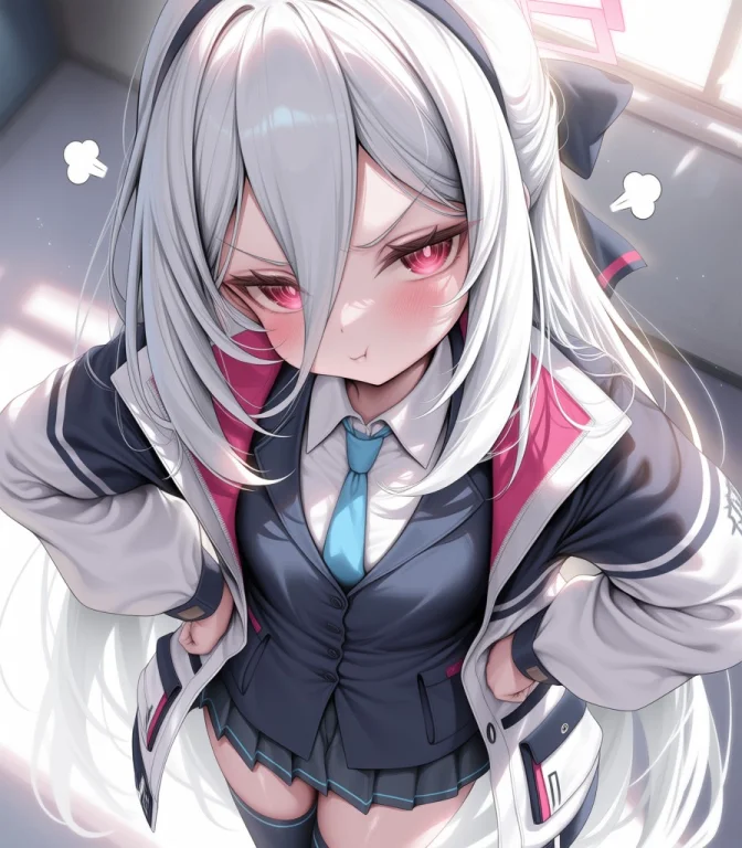 Kokuto Kurousagi1210, 1girl, Kei Student Blue Archive, Blue...