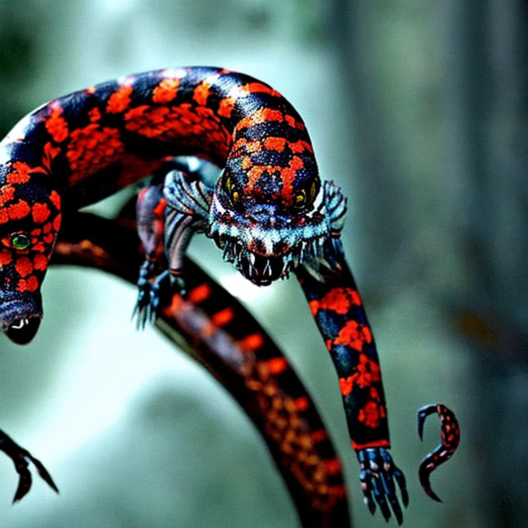 Face Of Texas Coral Snake , Volumetric Lighting, Magical, Sc...