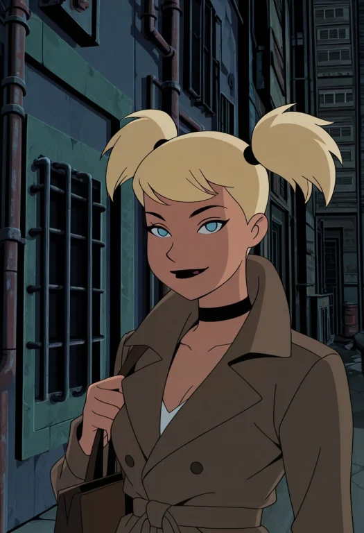 Harley, 1girl, Solo, No Pupils, Black Lipstick,looking At Vi...
