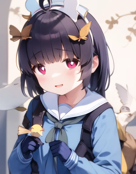 Masterpiece,best Quality,1girl, Bird