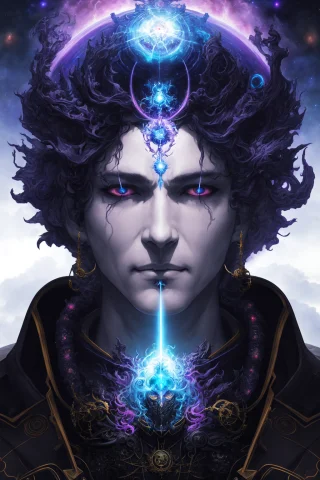 Portrait Of A Fourth Dimensional God, Astral Projection, Twi... — Stable Diffusion AI Prompt: portrait of a fourth dimensional god, astral projection, twisted reality, Dark f...