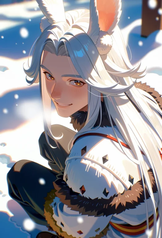 Sunlight, Shadow, Blurry Foreground, Snowing Foreground, Blu...