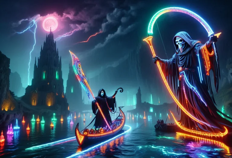 Colorful Led Lights, Reach For The Reapers Scythe Sailing Th...