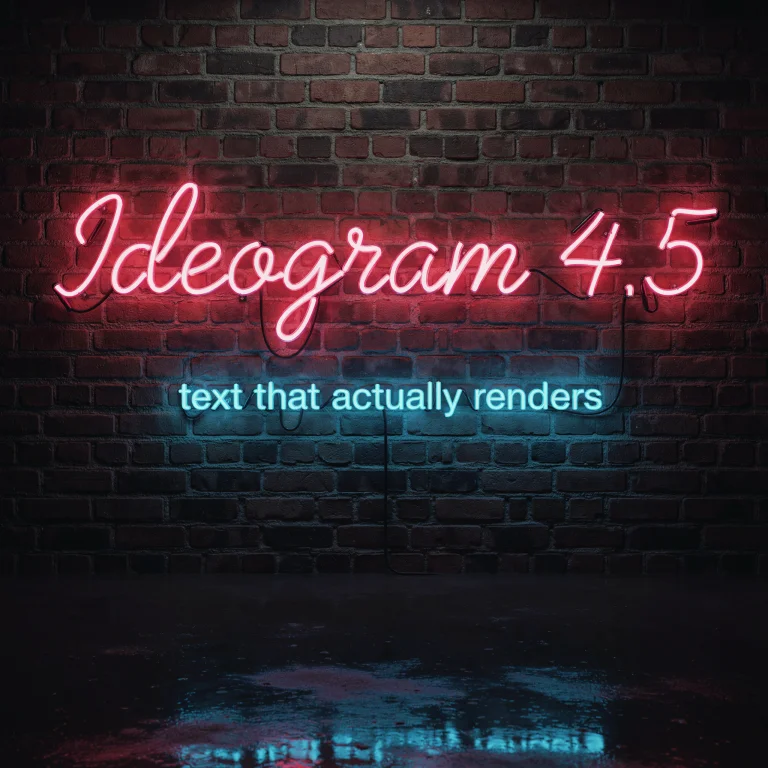 A Neon Sign Glowing On A Rain-soaked Brick Wall At Night Tha...
