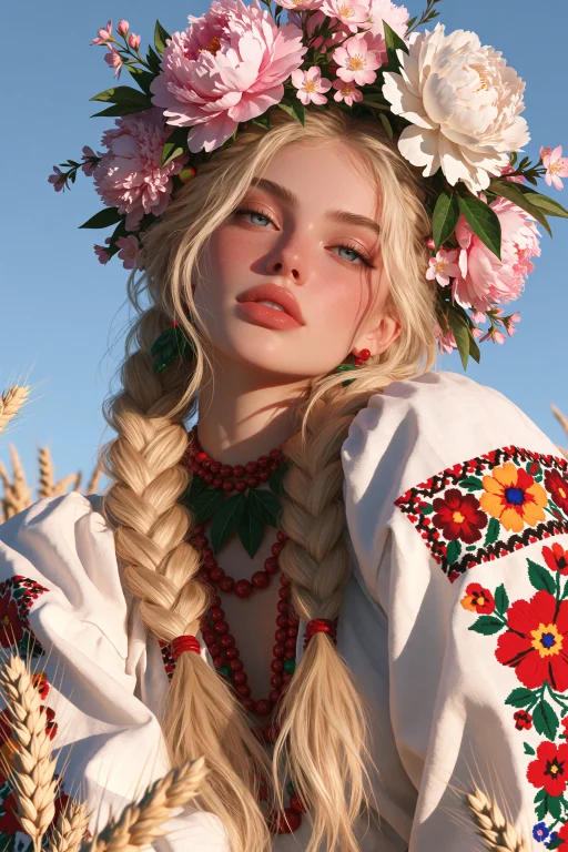 Highres, Absurdres,s1tr1lux, A Young Woman With Fair Skin An...