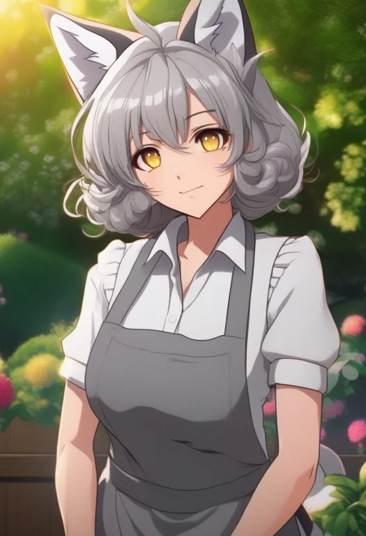 Best Quality, Highly Detailed, 1other, Solo, Grey Hair, Wavy...