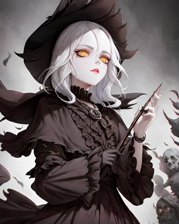 Solo Style-necromancyethereal-girl, Hooded Cloak