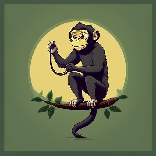 Printdesign Wild Monkey