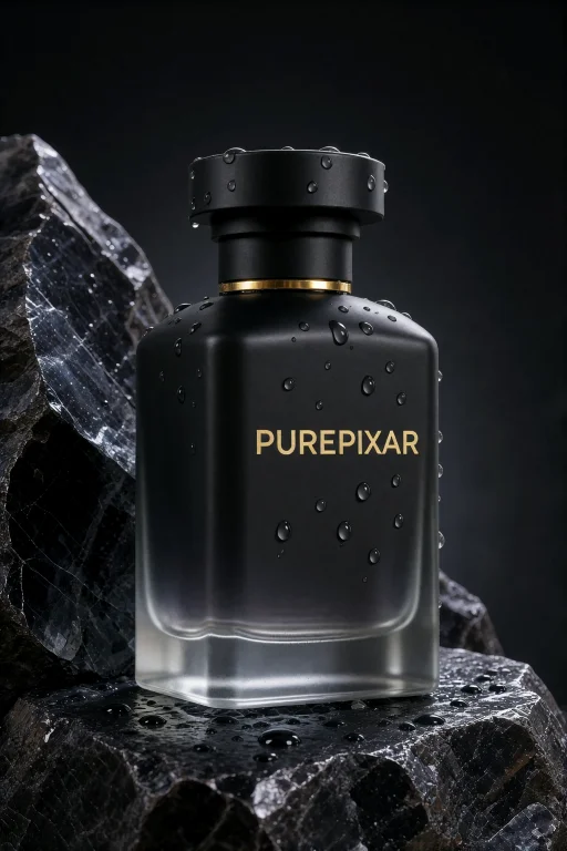 Professional Studio Product Shot Of A Sleek Matte Black Luxu...