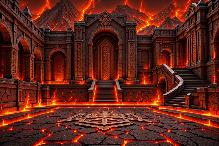 Hvfc, Hidden Volcanic-forge Courtyard, A Monumental Volcanic...