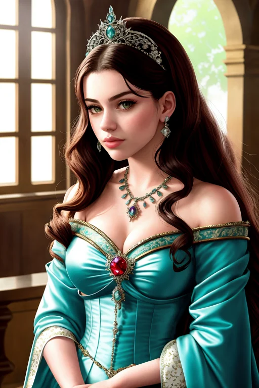 Chloenobodysd151 Medieval Portrait Fantasy Princess Glorious...
