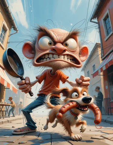 Qbsdbx, A Whimsical Digital Illustration Depicting A Mischie... — Stable Diffusion AI Prompt: qbsdbx, A whimsical digital illustration depicting a mischievous, expressive, ca...