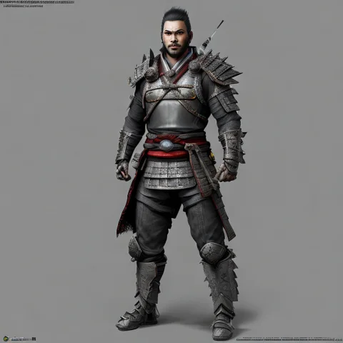 A Photo Of A Full Body Character Of A Japanize Male Samurai,... — Stable Diffusion AI Prompt: a photo of a full body character of a japanize (((male))) samurai, award winning...