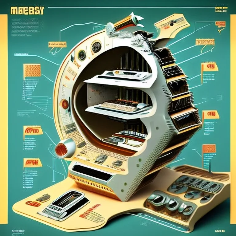 Machine Cross Section By Style-info, Retro Futurism