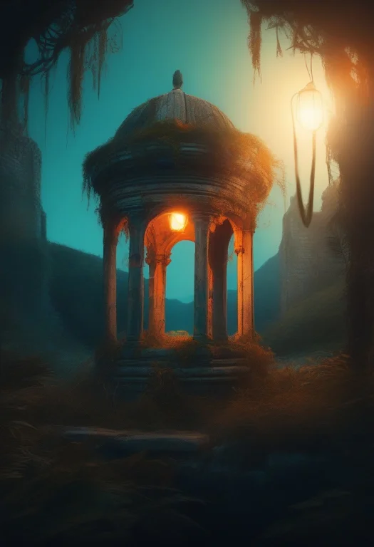 The Overgrown Ruins Of A Forgotten Civilization, Concept Art...